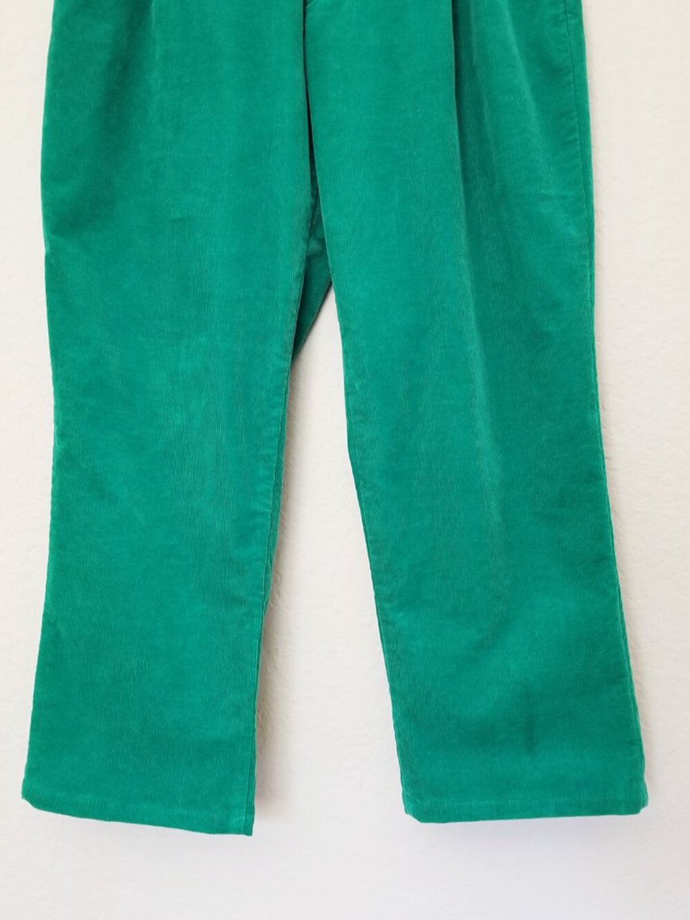Marni x Uniqlo Kelly Green Corduroy Wide Fit Pleated Pants Size XS Rare Preppy - Picture 14 of 16
